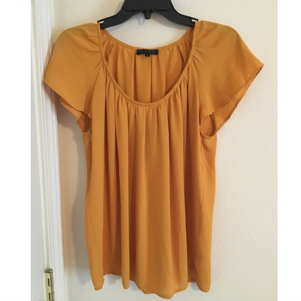 Fun Yellow Gold Blouse